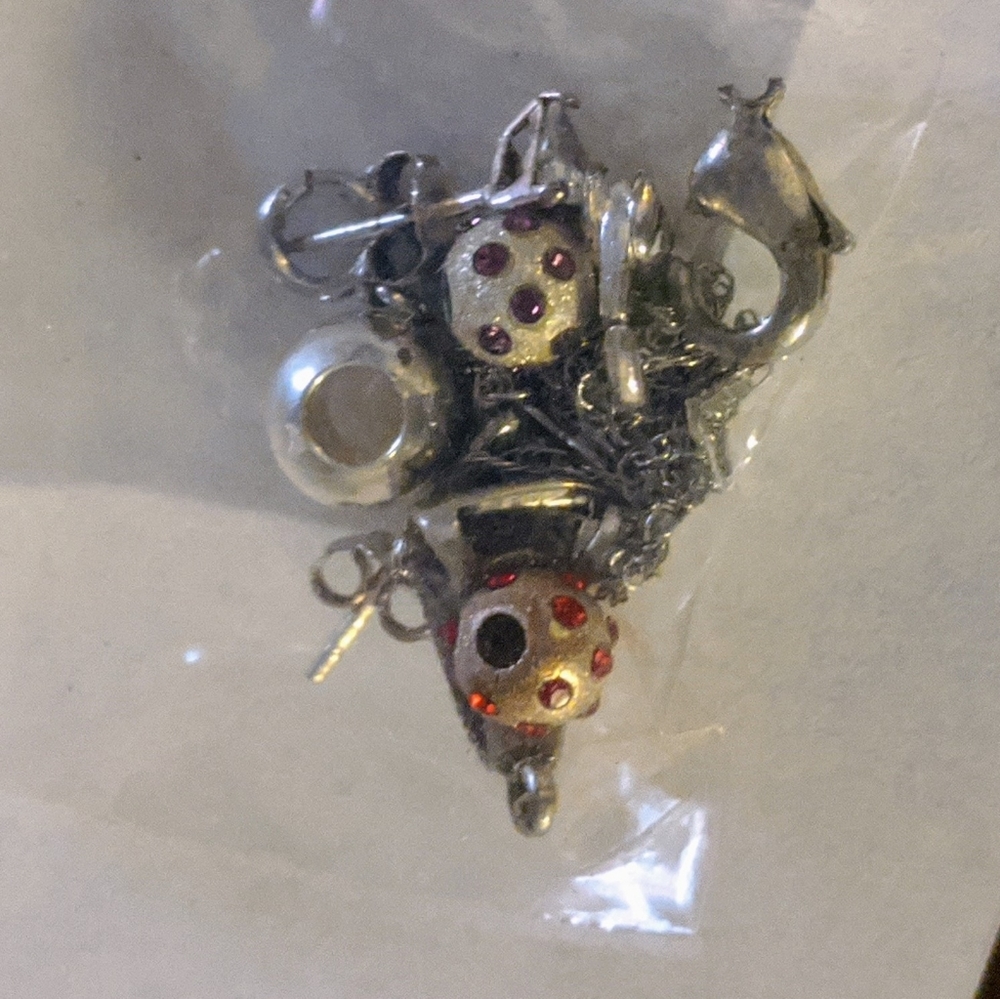 Sterling silver, Swarovski Crystal beads, asst 925